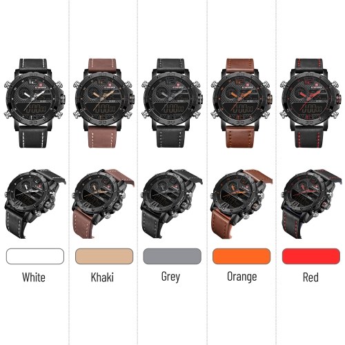 

Men Watch Digital Quartz Alarm Stopwatch Business Sports Casual Wrist Watch