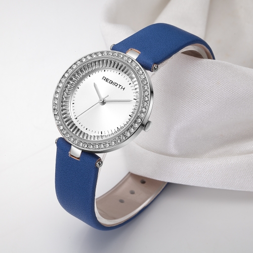 

REBIRTH Fashion Luxury Women Watches 1ATM Water-resistant Quartz Casual Simple Woman Wristwatch Relogio Feminino