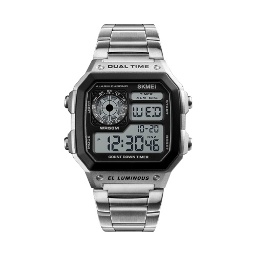 

Мужские часы из нержавеющей стали SKMEI Sport