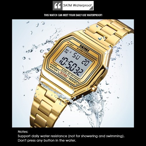 

SKMEI 1415 Men Analog Digital Watch Fashion Casual Sports Wristwatch Time Display Alarm 3ATM Waterproof Leather Strap Backlight Multifunctional Watches Relogio Masculino