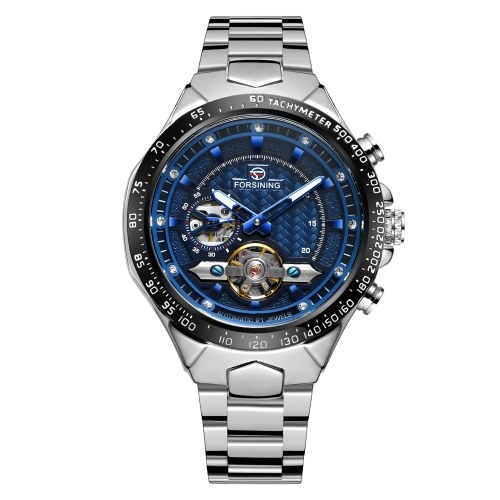 Men's Automatic Mechanical Watch Luminous Display Business Casual Wristwatch for Men