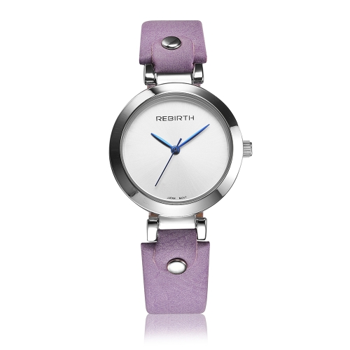 REBIRTE mujeres de moda relojes 3ATM cuarzo resistente al agua Casual mujer Simple reloj de pulsera Relogio Feminino