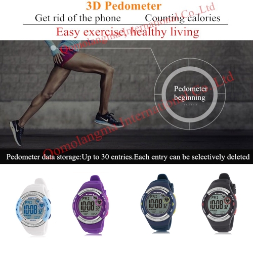 

Digital Wristwatch Pedometer Calorie Test Pulse Without Chest Strap Heart Rate Test Man and Women Outdoor Sports Waterproof Watch