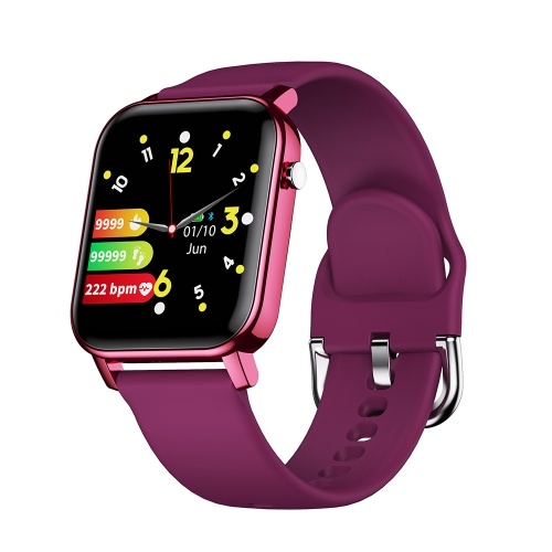 

1.4'' Touch Smart Watch Multi-Sport Mode Features Heart Rate Monitoring Breath Training Scientific Sleep IP68 Waterproof Fitness Tracker Smartwatches for Men Women Compatible with Android/ iOS Silicone Band