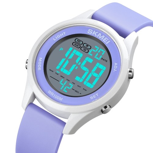 SKMEI 1758 Multifunction Sport Digital Watch Minimalist Unisex Wristwatch 100M Waterproof Outdoor Chronograph Watch with Stopwatch/Date/Week/Alarm/EL Light/Hourly Chime for Men Women Teenager Students
SKMEI 1758 Multifunction Sport Digital Watch Minimalist Unisex Wristwatch 100M Waterproof Outdoor Chronograph Watch with Stopwatch/Date/Week/Alarm/EL Light/Hourly Chime for Men Women Teenager Students