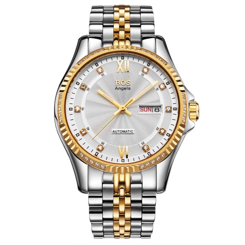 

Angela Bos High-end Stainless Steel Man Automatic Mechanical Wristwatch