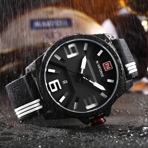 Naviforce 2017 Fashion Silicone Strap Sports Men Watches Quartz Water Proof 3D Dial Casual Wristwatch Masculino Relogio Box huismerk kopen in de aanbieding Naviforce 2017 Fashion Silicone Strap Sports Men Watches Quartz Water Proof 3D Dial Casual Wristwatch Masculino Relogio Box huismerk kopen in de aanbieding