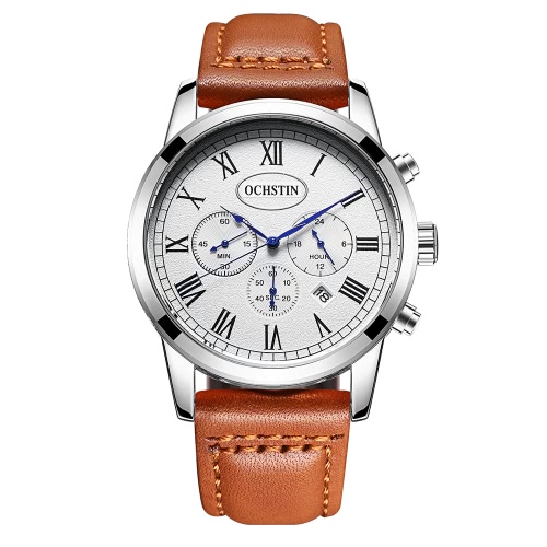 

OCHSTIN Antique Luxury Genuine Leather Quartz Men Casual Watch