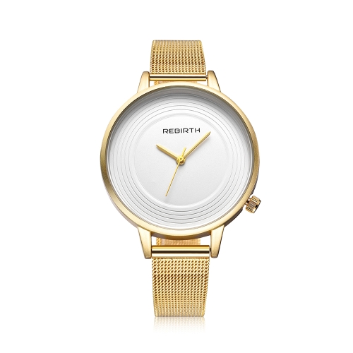 

REBIRTH Quartz Watch Fashion Casual Luxury Watch 3ATM Water-resistant Women Wristwatches Female