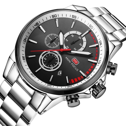 

MINI FOCUS MF0085G-02 Fashion Steel Мужские спортивные часы