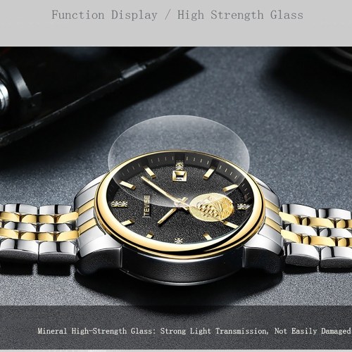 

TEVISE Automatic Men Mechanical Watch Luminous Waterproof Sport Male Clock Business Wristwatch