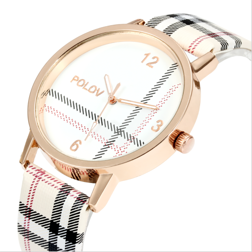 

Quartz Watch Women PU Leather Strap Wrist Watch Casual Female Clock