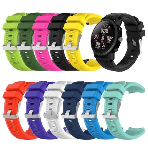 

Replacement Watch Band 22mm Sport Wristband Fashion Simple Style Silicon Wrist Strap