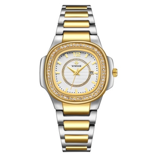 

Ladies Quartz Wrist Watch with Stainless Steel Strap 3ATM Waterproof Watch Gifts for Women