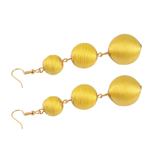 

Мода Популярная классическая богемская проволока Curled Balls Line Ear Drop Earrings для женщин Travel Gift Gift