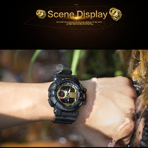

Men's Stylish Sports Multi-function Electronic Waterproof Watch Dual Display Wristwatches