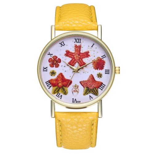 

Vintage Starfish Иллюстрация Классический стиль Женские мужские часы для него Ее идеи подарка Модные аксессуарыT09