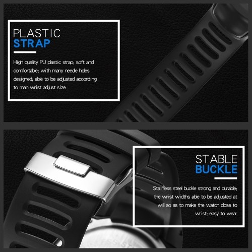SYNOKE Male Sport Watch Electronic LED Digital Wrist Watches Stopwatch Alarm Luminous Water Resistant For Men Clock