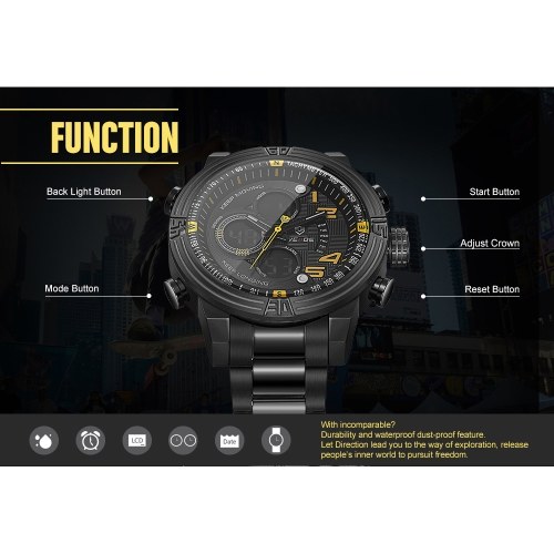 

WEIDE WH5209 Quartz Digital Electronic Watch