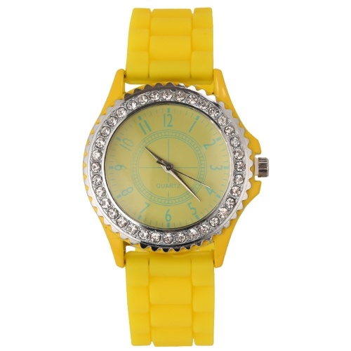 

Classic Women Quartz Watch Female Fashion Wrist Watch with Silicone Strap Lightweight Casual Watches Daily Waterproof Analog Watch