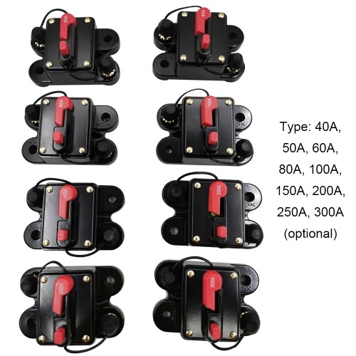 

Mini Size Lightweight Portable Automatic Car Circuit Breaker 12V-24V DC Thermal Circuit Breakers Easy Installation Device