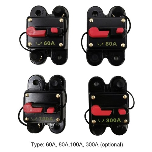 

Mini Size Lightweight Portable Automatic Car Circuit Breaker 12V-24V DC Thermal Circuit Breakers Easy Installation Device