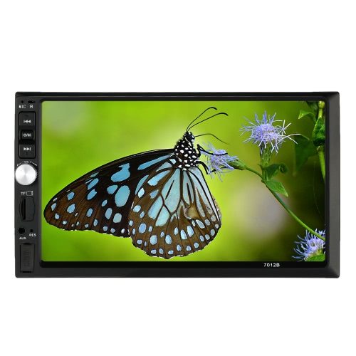 

7" Universal 2 Din HD Car Radio MP5 Player BT Radio Entertainment Multimedia USB/TF In-Dash FM Aux Input
