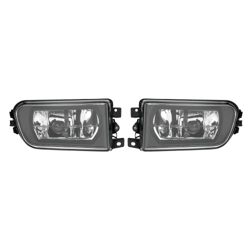 1 Pair Left & Right Front Fog Light H7 Base without Bulbs Replacement Kit for BMW E39 1995-1999