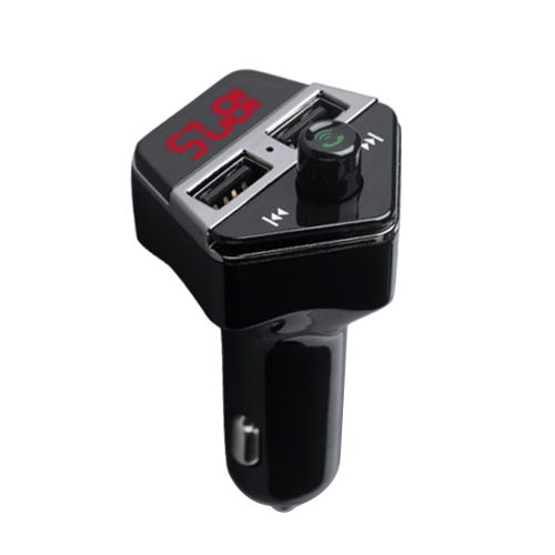 

5V 2.4A FM Transmitter MP3 Player Wireless Handsfree BT Car Kit with GPS Positioning System