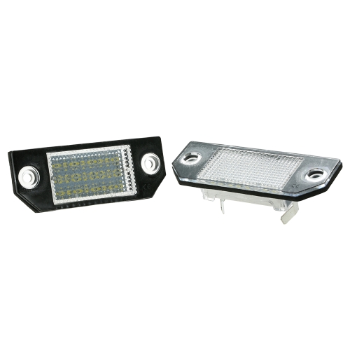 

2PCS LED License Plate Light Number Plate Lamps For Ford Mondeo MK2 Fiesta MK5 Fusion