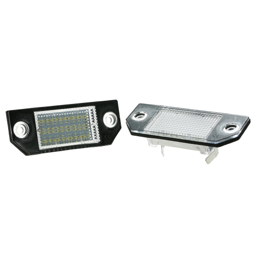 Lâmpadas de placa de número de placa matricial 2PCS LED para Ford Mondeo MK2 Fiesta MK5 Fusion