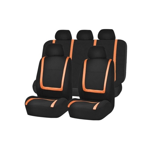 

9 Pieces Set Fine-quality Front Rear Mesh Auto Luxury Cloth Leather