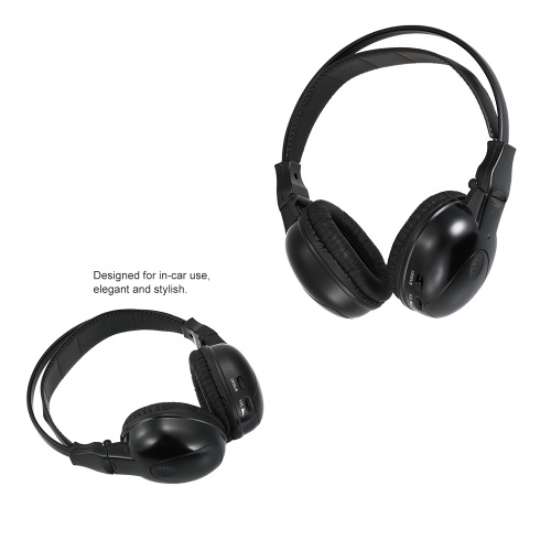 Infrared Stereo Wireless Headphones Dual Channel Over-ear Earphone Wireless IR Headsets Earbuds