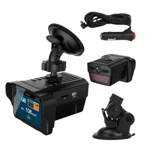 

Car Electronic Dog Radar Detector Car DVR GPS locator Vehicle Video Camera Recorder English Version