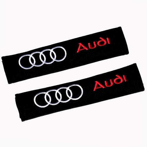

2pcs Black Universal Cotton Car Seat Belt Protect Pad Shoulder Protection Covers Auto Accessories