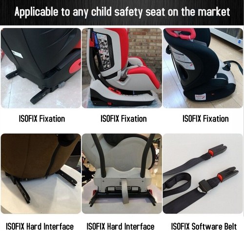 Cars Safety Seat Mount Bracket Universal Steel Latch for ISOFIX Belt Connector Seat Belt Bracket Latch for Audi A4 A6 