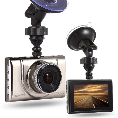 Anytek A100 + Автомобильный видеорегистратор Камера 1080p HD Dash Cam Recorder 170 градусов Объектив WDR Парковка Мониторинг ночного видения