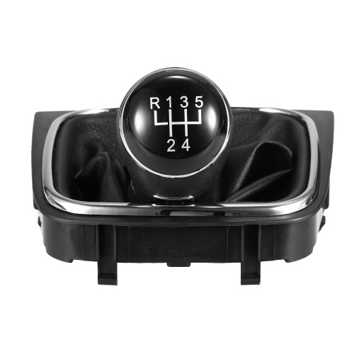 5 Speed Gear Knob Shift Stick Gaiter Cover Replacement for VW Golf 5 6 110mm Hole Diameter 