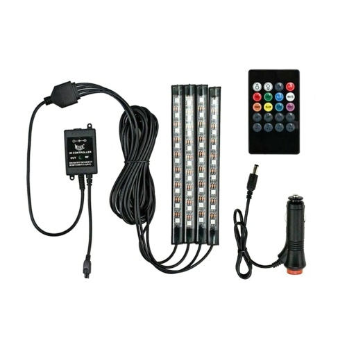 

Car Interior RGB Led Strip Lights 5050 IP65 Waterproof Music + Controller