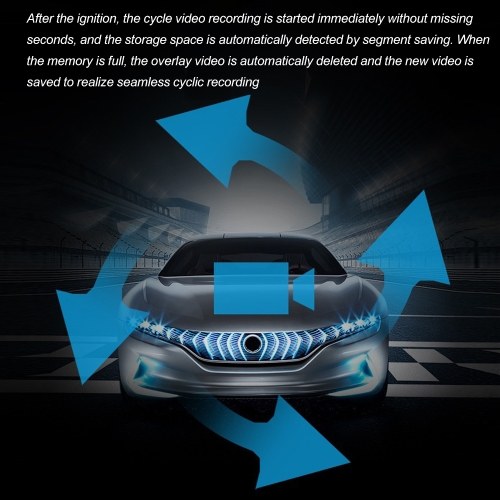 

1080P Driving Recorder Car Blackbox DVR Dash Camera 170° Wide-angle Full HD Recording Night Vision Wide Angle Dashcam Video Registrar