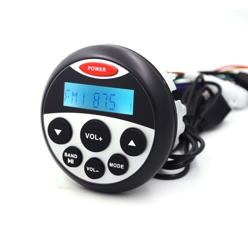 

Yacht BT Voice Box Marine Radio Motorcycle USB Cast Aluminum Waterproof MP3 Player Waterproof BT Audio Boat Radio Marine Stereo MP3 player