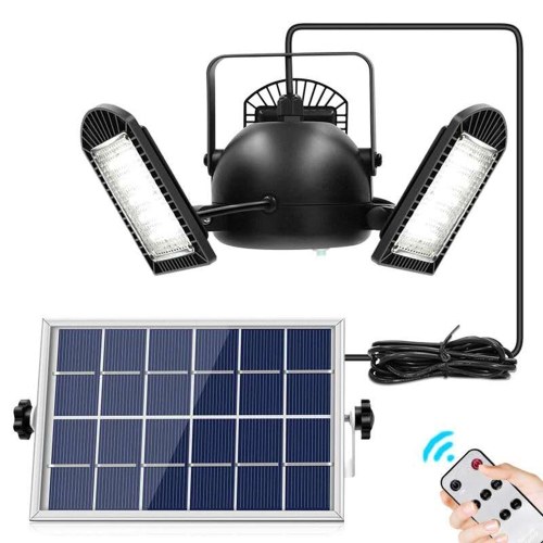 

1PCS Three-headed LED Garage Light 4000K-6000K Brightness Adjustable Four Lighting Modes Foldable for Garage Warehouse Illumination(White/Warm Light)