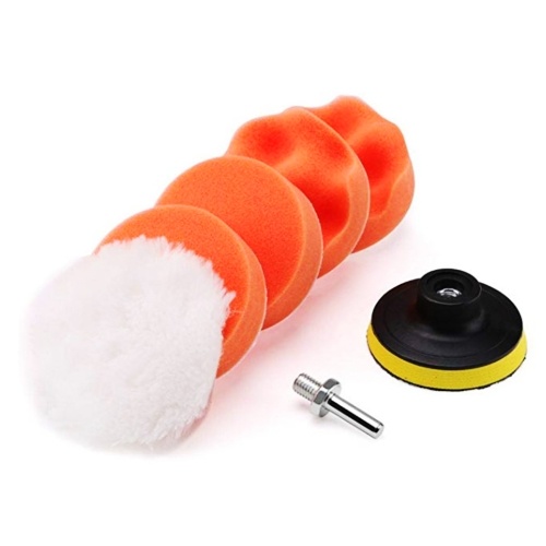 7PCS 3in Car Foam Polishing Pads Kit Bohren Sie Polierschwammpads zum Polieren von Autos Polieren Schleifen Wachsen