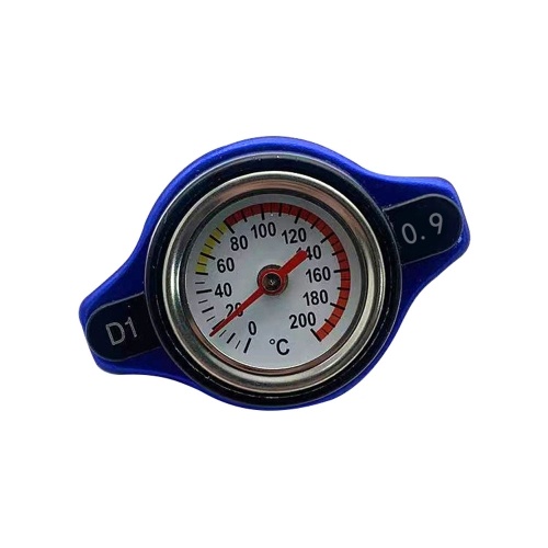 

Universal Car High Pressure Radiator Cap with Temperature Gauge Sealing Cover 0.9Bar