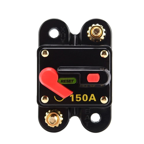 Fusible de réinitialisation du disjoncteur audio de voiture 100A pour protection du système 12V / 24V / 32V