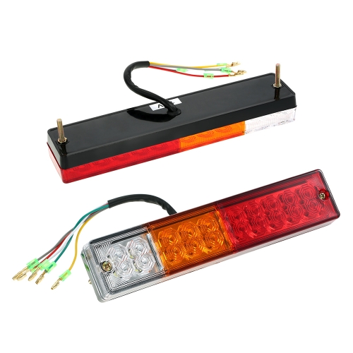 2X 20 LED Pare Traseira Da Cauda Reversa Lâmpada Indicadora de Luz Ute Truck Trailer Caravan