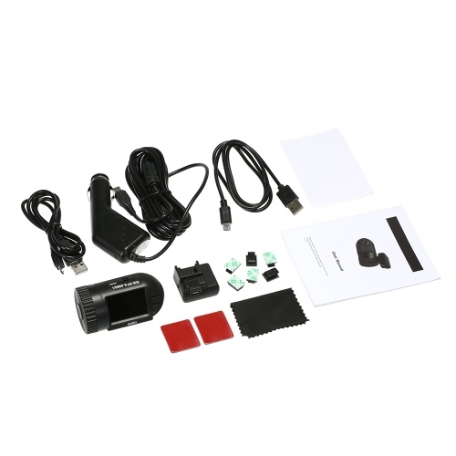 

Super Mini 1080P HD Dash Cam 801S GPS Tracker 1.5-дюймовый ЖК-экран Автомобильный видеорегистратор с суперконденсатором Нет батареи
