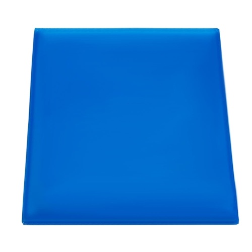 

Motorcycle Seat Gel Pad Comfortable Soft Cool Cushion Shock Absorption Mat Blue Modified Seat Cushion (9.8*8.7*0.4")