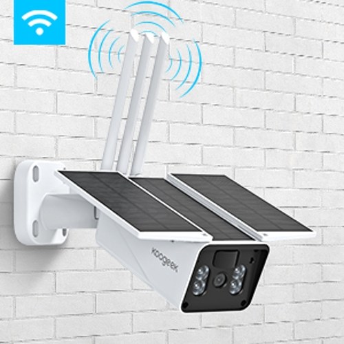 ZCIPC216 Koogeek Outdoor Solar Wifi Security Camera 1080P HD Night