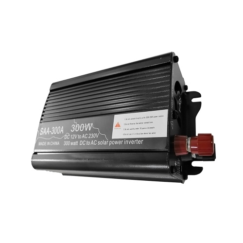 300W Auto Wechselrichter Solar Wechselrichter DC 12V zu AC 230V Modifizierter Sinus Konverter mit Dual USB Schnittstelle